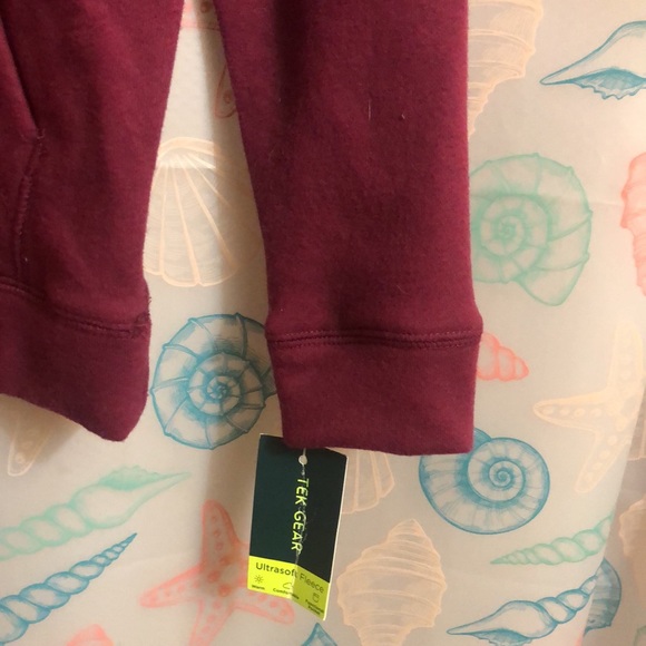 Plush purple boys hoodie - Picture 3 of 11